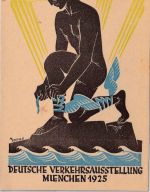 DR - 5 Pfg. Adler Verkehrsausstellung München 1925 Privatganzsache ungebraucht