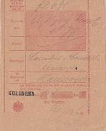 DR - Sulingen L1 Post-Einlieferungsschein (PAnw. n. Hannover) 1899