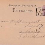 DR - Fürth im Odenwald 9.9.80 Ra3 5 Pfg. Ganzsachenkarte n. Langen