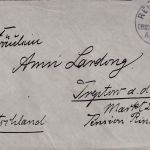 DSWA - 10 Pfg. Schiffszeichnung Brief Reboth - Treptow 1912