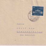 DDR - 25 Pfg. Brandenburger Tor Brief Giesübel ü. Hildburghausen 1959