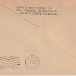 DDR - Lufthansa Erstflug Hamburg/New York Zuleitungspost Berlin NW7 3.6.55