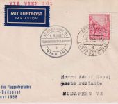 DDR - Malev Erstflug/Zuleitung Wien - Budapest 5.6.1956