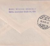 DDR - Erstflug Lufthansa/Zuleitung Frankfurt - Zürich 11.4./15.4.57