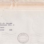 DDR - Interflug Erstflug Berlin - Cairo 1990 Luftpostbrief