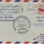 USA - Lufthansa Erstflug Berlin Dresden Zuleitungspost 10 C. Aerogramme 1957
