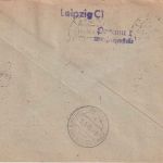 SBZ/West-Sachsen - Ziffern/geschnitten versch. Wz. Satzbrief Leipzig 2.5.46