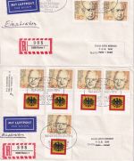 BRD - Bundespräsidenten Marken ex Block/Mehrfachfrankaturen/FDC 1982 RRR!