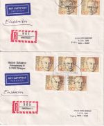 BRD - Bundespräsidenten Marken ex Block/Mehrfachfrankaturen/FDC 1982 RRR!