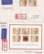BRD - Bundespräsidenten Marken ex Block/Mehrfachfrankaturen/FDC 1982 RRR!