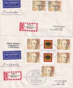 BRD - Bundespräsidenten Marken ex Block/Mehrfachfrankaturen/FDC 1982 RRR!