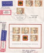 BRD - Bundespräsidenten Marken ex Block/Mehrfachfrankaturen/FDC 1982 RRR!
