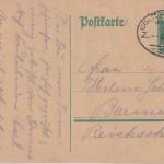 DR - Bahnpost Cöln/Hannover Z.6 5 Pfg. Ganzsachenkarte Dortmund - Barmen 1924