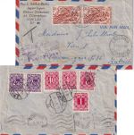 Kamerun - Ebolowa 1952 unterfrank. Luftpostbrief n. Wien - Nachporto !