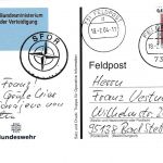 BRD - Feldpost 730/731 SFOR (Sarajevo) Karte n. Bad Steben 2004