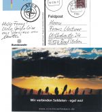 BRD - Feldpost 730/731 SFOR (Sarajevo) Karte n. Bad Steben 2004