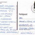 BRD - Feldpost 6412 ASIFU MINUSMA (Mali) Karte n. Bad Steben 2017