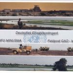 BRD - Feldpost 6412 ASIFU MINUSMA (Mali) Karte n. Bad Steben 2017