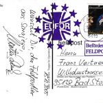 BRD - Feldpost 6410 EUFOR BIH Weihnachtskarte n. Bad Steben 2005