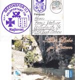 BRD - Feldpost 730/731 GECONSFOR (L) Rajlovac Osterkarte n. Bad Steben 2002