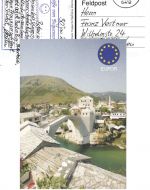 BRD - Feldpost 6412 Sarajevo/Mostar Karte n. Bad Steben 2002