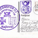 BRD - Feldpost 730/731 GECONSFOR (L) Rajlovac Karte n. Bad Steben 2002