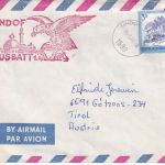 Österreich - UNDOF AUSBAT 1. Kp. Luftpostbrief 1977 n. Götzens