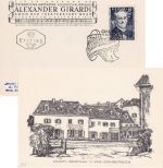 Österreich - Alexander Girardi 150. Geb. Sonderkarte/FDC m. ESST Graz 1950