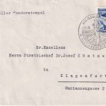Österreich - Heiligenblut 8. Glocknerskirennen 1948 SST "Bischofbrief" !