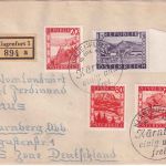 Österreich - Klagenfurt "Kärnten einig und frei" 10.10.1948 SST Einschreibebrief