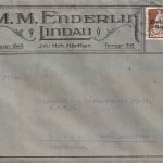 DR-Infla - 40 Pfg. By-Abschied/DR Firmenbrief Lindau - Fleck b. Lenggries 6.8.20