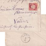 Bayern - 10 Pfg. Wappen Brief n. LIECHTENSTEIN München 31 - Vaduz 1897