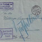 DR - Hannover 1936 Orts-Zustellurkunde/Frei d. Ablösung