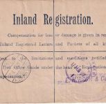 England - 2 P. Ganzsachenumschlag+Zusatz Einschreibebrief London 1909 Nachporto