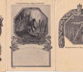 Bayern - 1. bayer. Landwehr-Division 5 versch. "Kriegspostkarten"/Feldpost 1917
