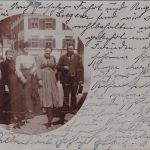 DR - 5 Pfg. Germania priv. Fotokarte i.d. SCHWEIZ Esslingen 1902 Nachporto !