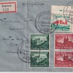 DR - 6 Pfg. Helgoland u.a. Einschreibebrief/FDC ESST Helgoland - Tölz 9.8.1940