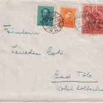 Ungarn - 20 f. Wiener Schiedsspruch u.a. Brief Budapest - Tölz 1939