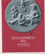 DR - Nürnberg 1939 Reichsparteitag 6 Pfg. Sonderganzsache Seestadt Rostock 1939