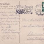 DR - Nürnberg 1936 Reichsparteitag Sonderkarte Msch.-SST 13.9.36 n. Schwerin