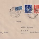 Bizone - Bonn Parlamentarischer Rat 23.5.49 SST Ortsbrief
