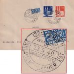 Bizone - Bonn Parlamentarischer Rat 23.5.49 SST Ortsbrief