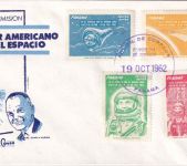 Panama - 1. Orbitalflug Glenn Satz/Schmuck-FDC 19.10.1962
