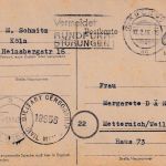 All.Bes./Brit. Zone - 6 Pfg. Behelfsganzsache Köln - Metternich 12.2.46 Zensur