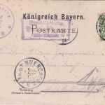 Bayern - Taubenberg T. Thalham Posthilfstellen-Ra3 Ansichtskarte 1904 n. Aying