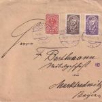 Österreich - 40+30+10 H. Freimarken Zensurbrief Steyr - Marktredwitz 19.8.20