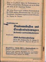 DR - Berliner Verkehrsbetriebe Karte Liniennetz Straßenbahn/Bus/U-Bahn 1938