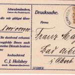 DR-Infla - 50 Tsd M. Ziffer Drucksachenkarte Schwabmünchen - Bad Aibling 27.9.23
