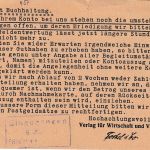 DR-Infla - Stuttgart No.8 7 MRZ Franco 20M Drucksachenkarte n. Ergoldsbach 1923