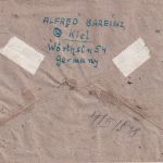 All.Bes. - 20 Pfg. Arbeiter u.a. Zensurbrief n. JUGOSLAWIEN Kiel Reichspost 1948